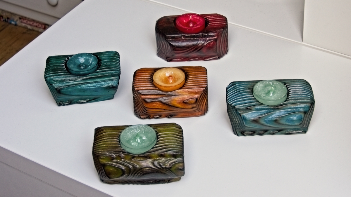 Bannister Tealight Holders, as I've got the blog on