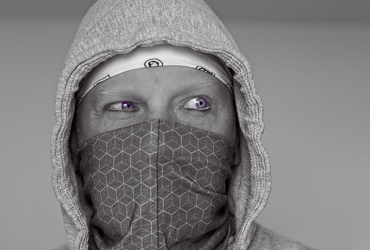 Greyscale photograph of Corum Silverhand