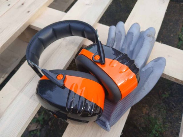 PPE safety equipment is a must when pallet breaking.
