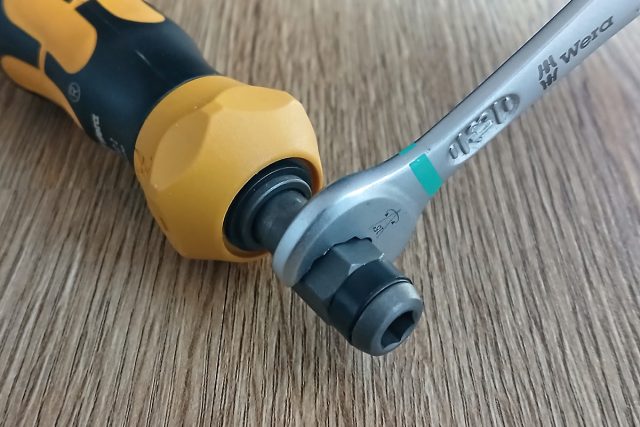 Wera 921 Kraftform Plus Impact Screwdriver With 13mm Spanner Assist.