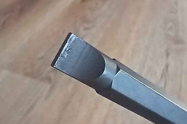 Wera 800 S Slotted Impact Bit Deformation
