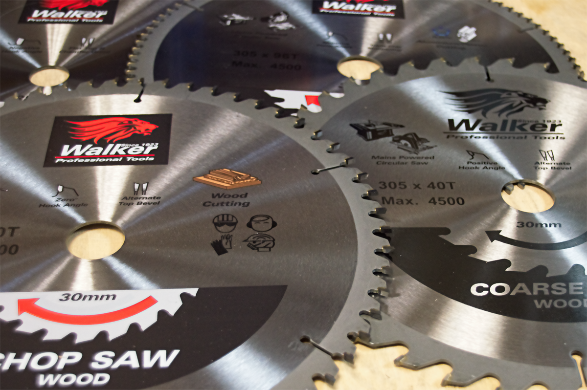A group shot of Circular Saw Blades.