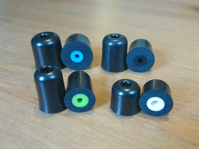 The supplied earbuds that come with the ISOtunes Pro Aware 2.0 Earphones.